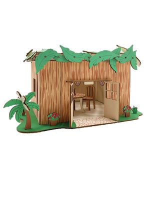 Clrs 3D Wood Puzzle Sukkah