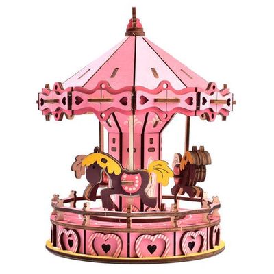 Clrs 3D Wood Puzzle Carousel
