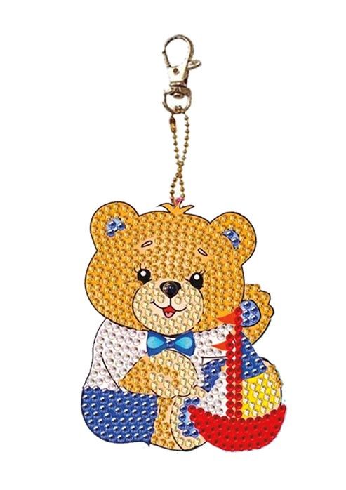 Colours Cheery Bear Keychain-Sailor Bear