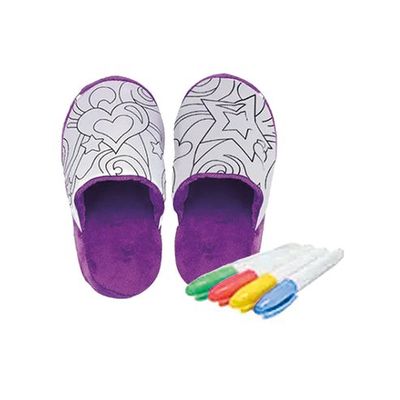 Clrs Coloring Slippers Kit