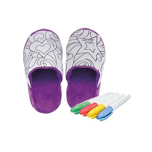 Clrs Coloring Slippers Kit