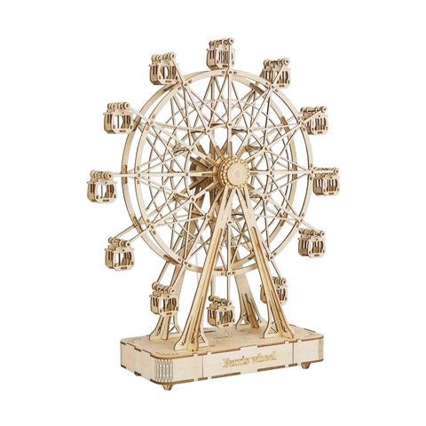 Hands Craft 3D Colored Wooden Puzzle Ferris Wheel