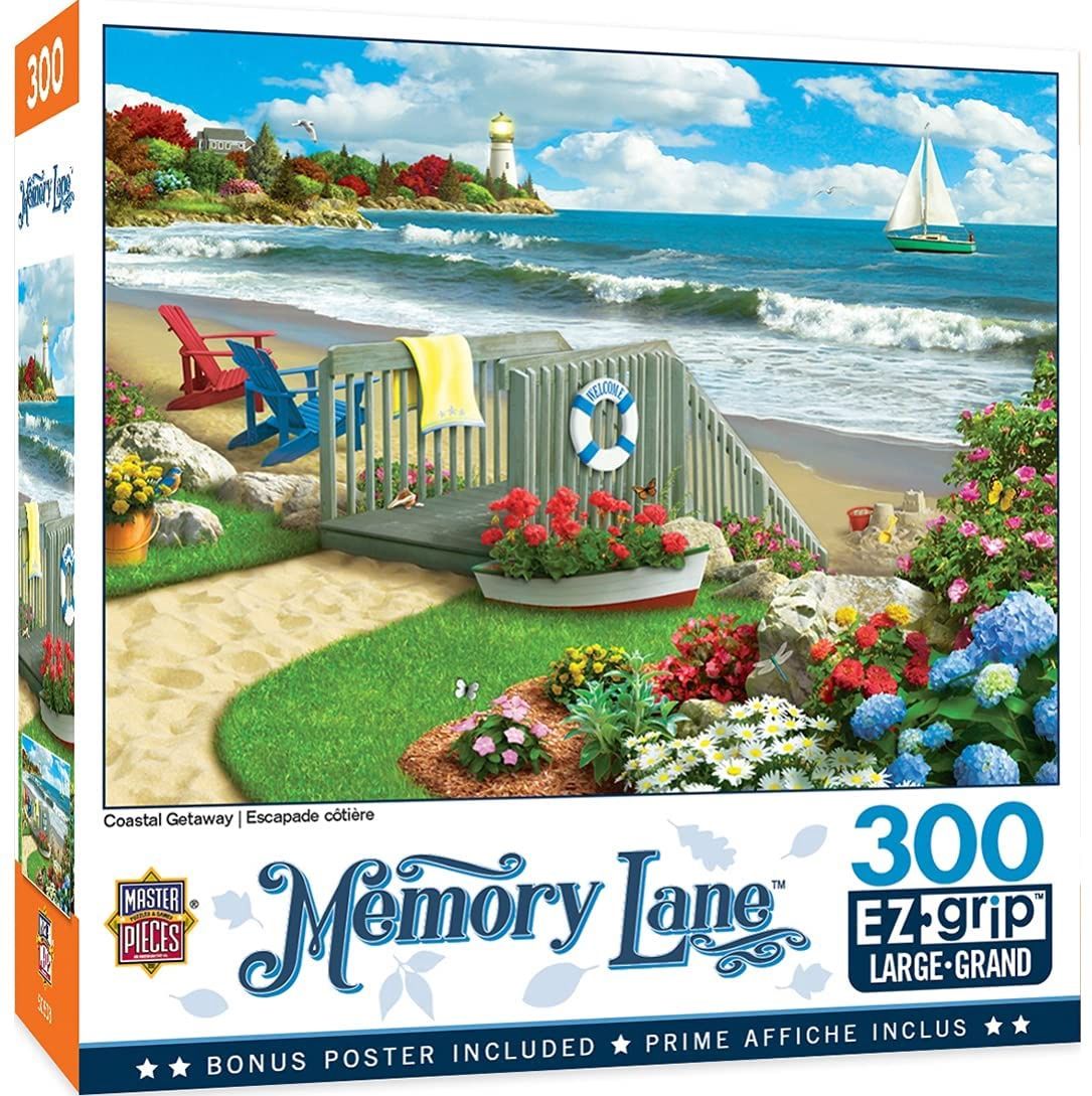 Masterpcs Puzzle 300 pc. Memory Lane Coastal Getaway