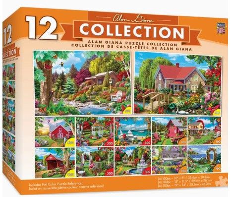 Masterpcs. Puzzles 12 Collection 4x100  4x300  4x500