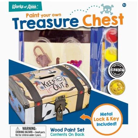 Masterpieces Paint Your Own Treasure Chest