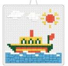 Mostaix Mosaic Art Kit Steamer Boat