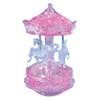 Crystal 3D Puzzle Deluxe Carousel Pink