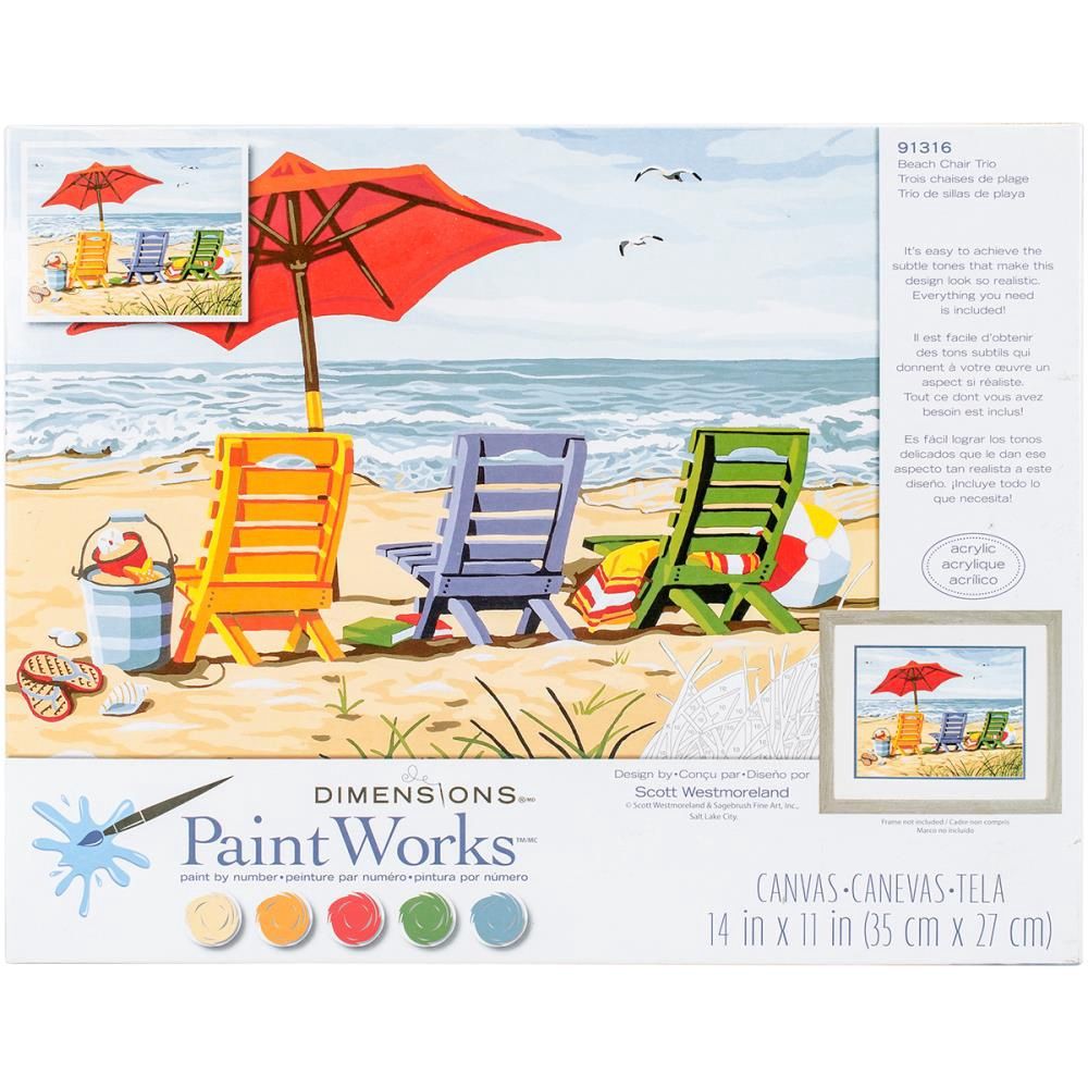 DMNSN PBN Beach Chair Trio