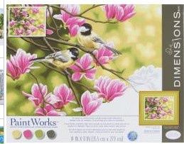 DMNSN PBN Chickadees &amp; Magnolias