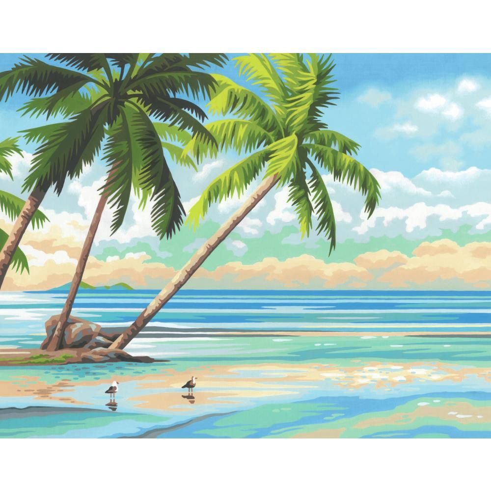 DMNSN PBN 14&quot;x11&quot;-Tropical View