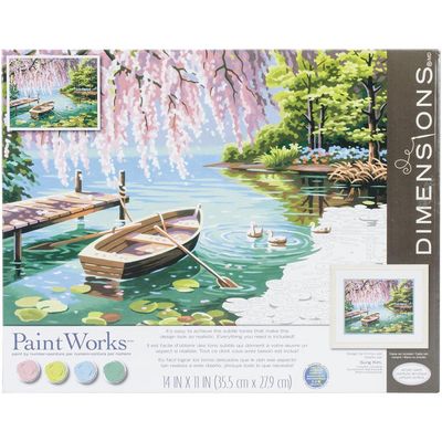 DMNSN PBN 11X14  Willow Spring Beauty