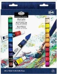 RYL Essentials Acrylic Paint  set of 24/12 ml