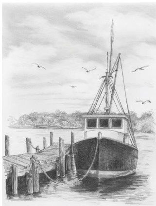 RYL Sketching Made Easy Fishing Boat