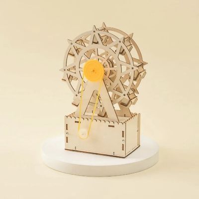 Alicorn DIY Wood STEM Kit, Music Box Ferris Wheel