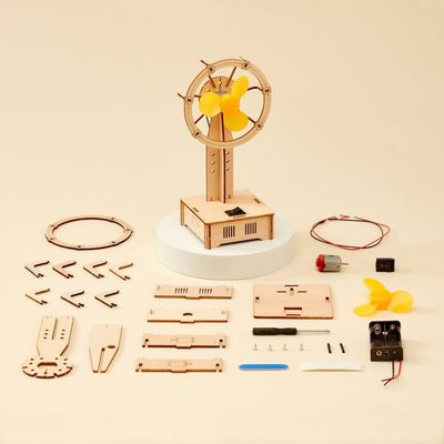 Alicorn DIY Wood STEM Kit, Electric Fan