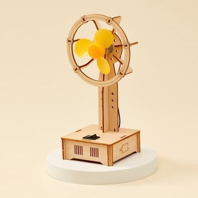 Alicorn DIY Wood STEM Kit, Electric Fan