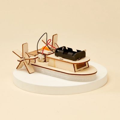 Alicorn DIY Wood Stem Kit, Paddlewheel Boat
