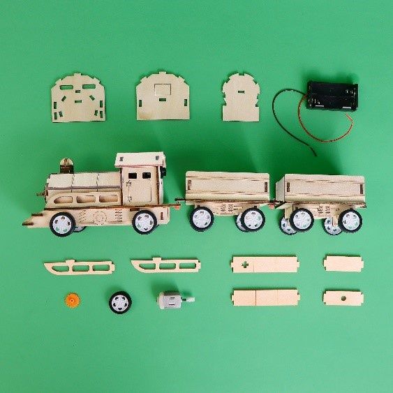Alicorn DIY Wood STEM Kit, Train