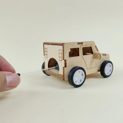 Alicorn DIY Wood STEM Kit, Pull String Car
