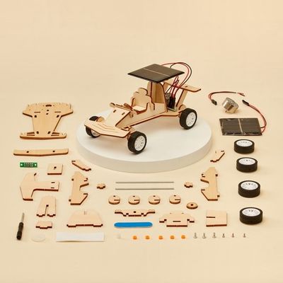 Alicorn DIY Wood STEM Kit, Solar Race Car