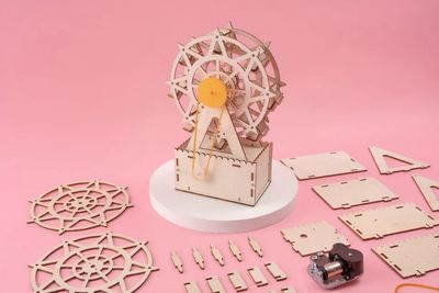 Alicorn DIY Wood STEM Kit, Music Box Ferris Wheel