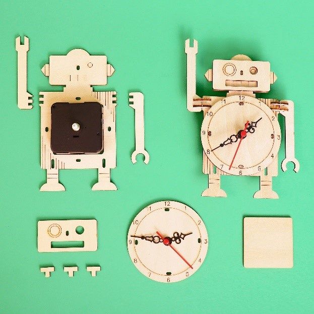 Alicorn DIY STEM Kit, Robot Clock