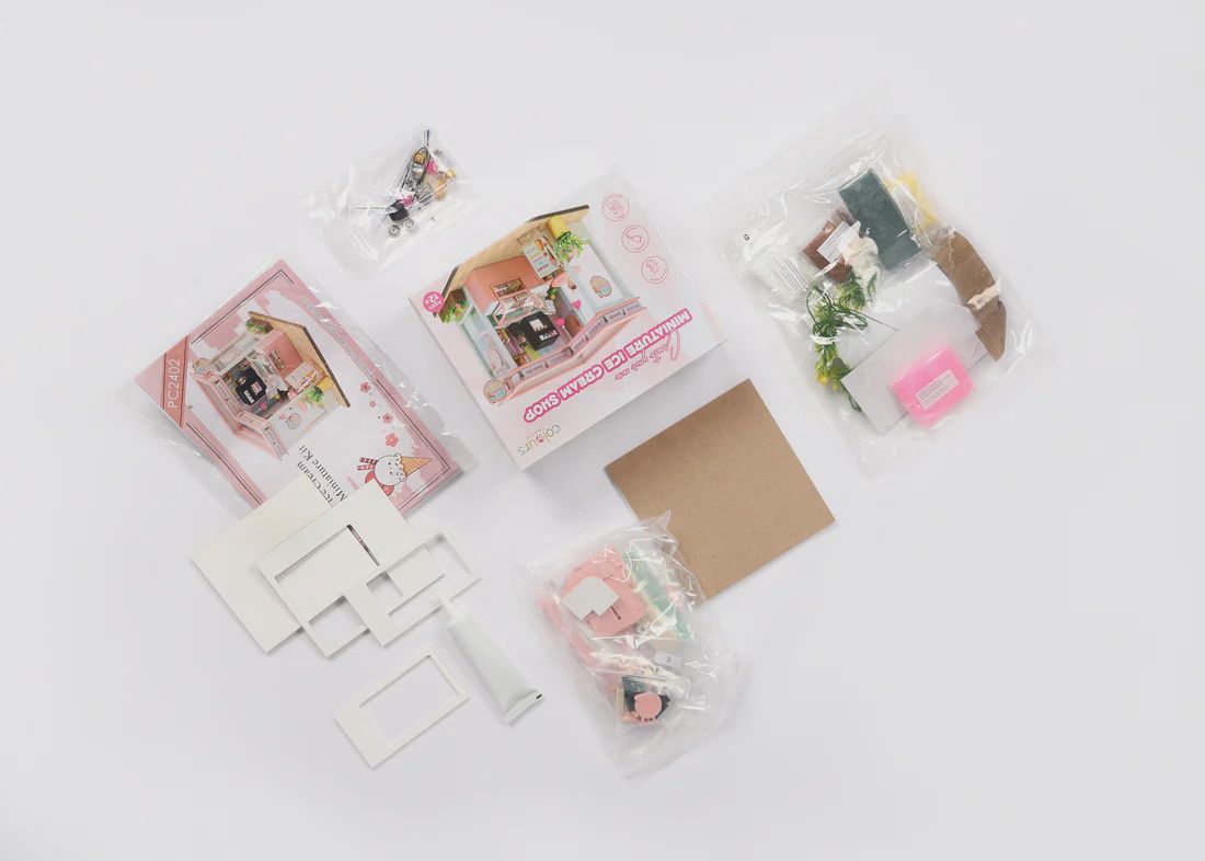 Clrs 3D Miniature Kit Ice Cream Shop