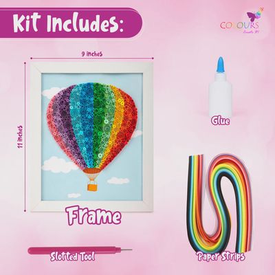 Clrs Quilling Kit Hot Air Balloon