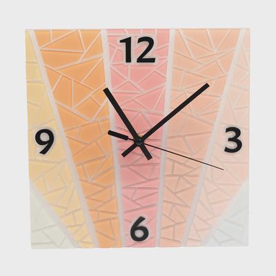 Clrs Lucite Art Mosaic Clock Kit