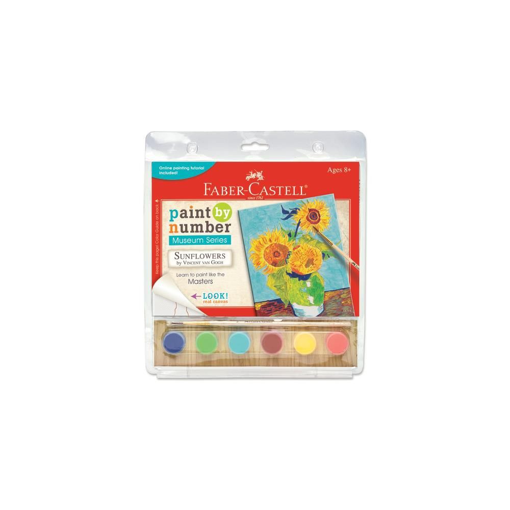 Fbr Cstl PBN Canvas Sunflowers