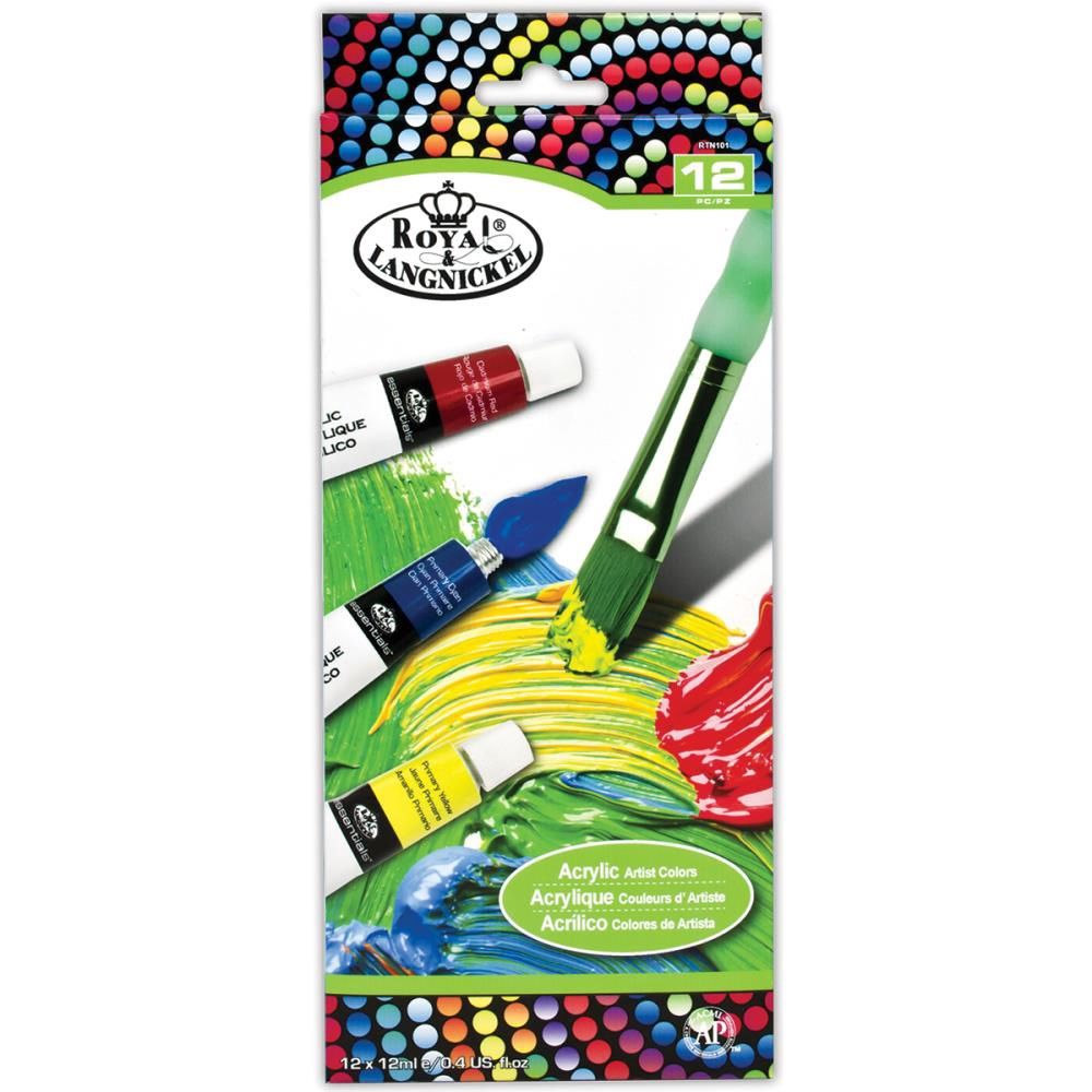 RYL Paint Acrylic 12ml 12/Pkg-