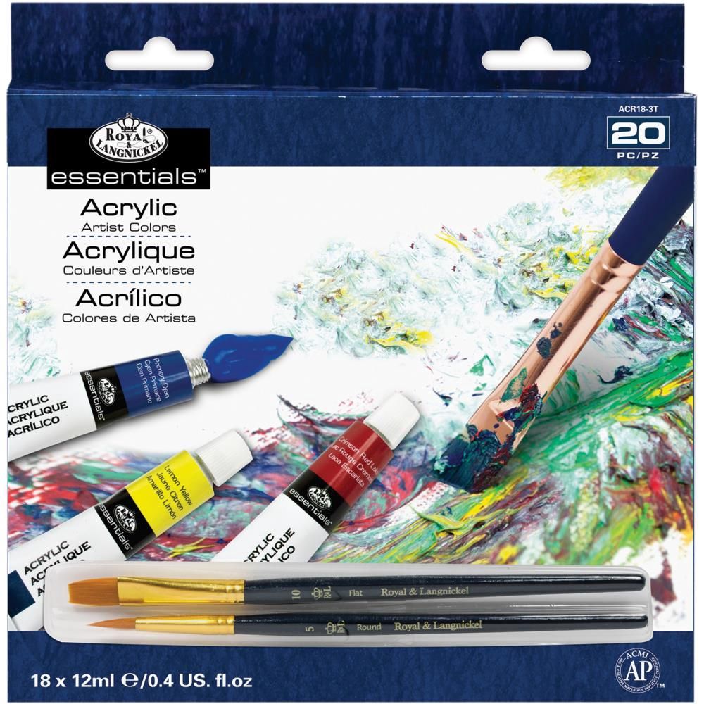 RYL Essentials Artist Paint Set 18x12 ml