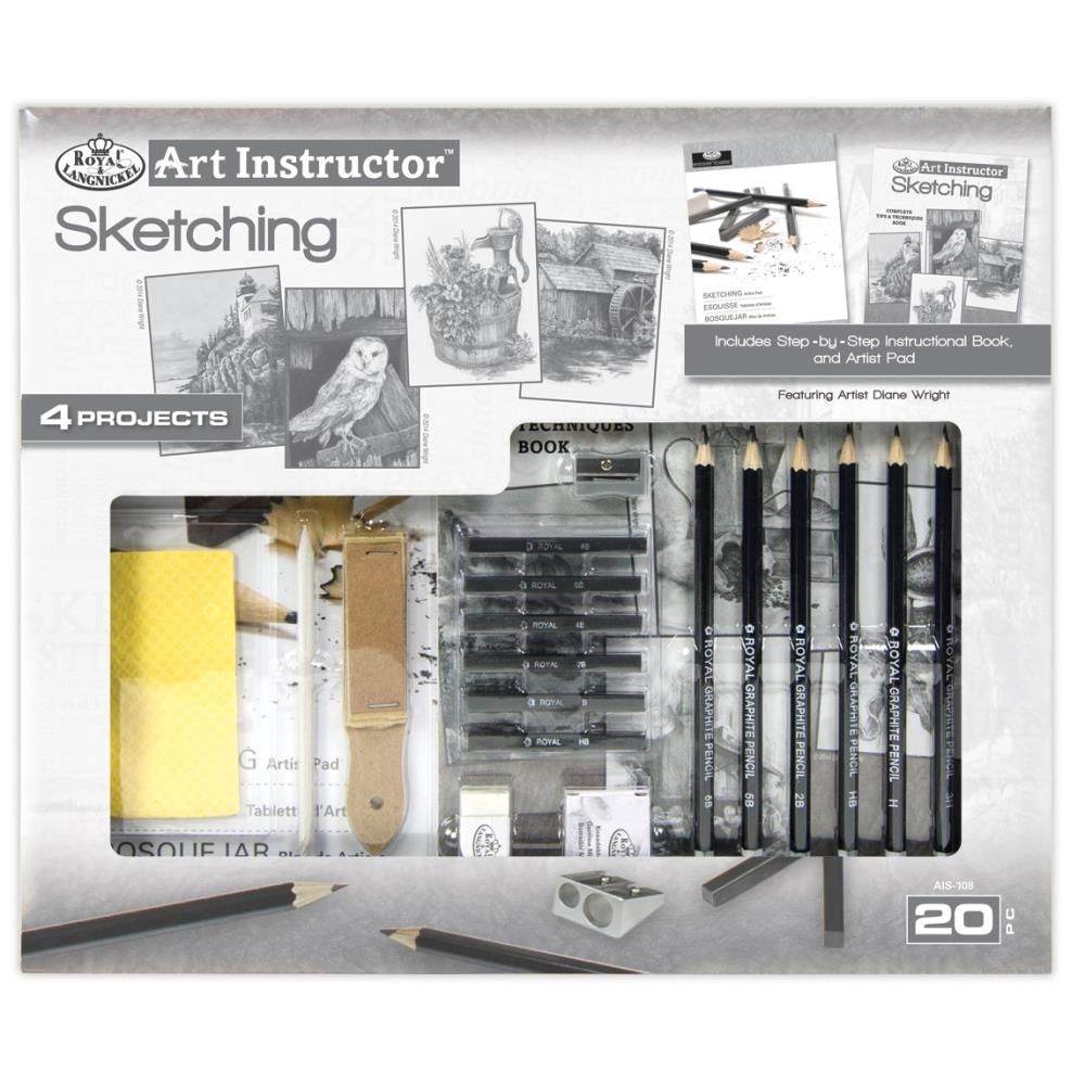 RYL  Art Instructor Sketching Set 20 pc.