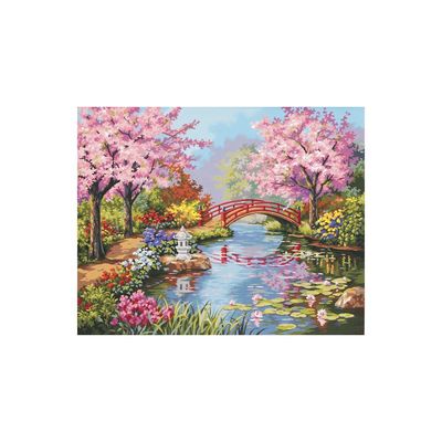 DMNSN PBN Japanese Garden 16x20