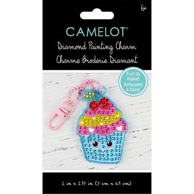 Camelot Diamond Painting Keychain Cupcake