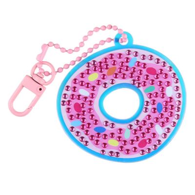 Camelot Diamond Art Keychain Doughnut