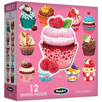 Roseart Shaped Puzzles Cupcakes 500 pc