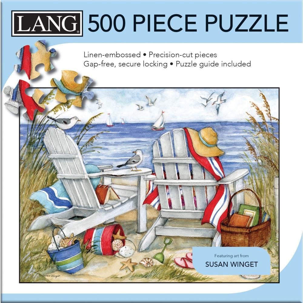 Lang Puzzle 500 pc Sun &amp; Sand