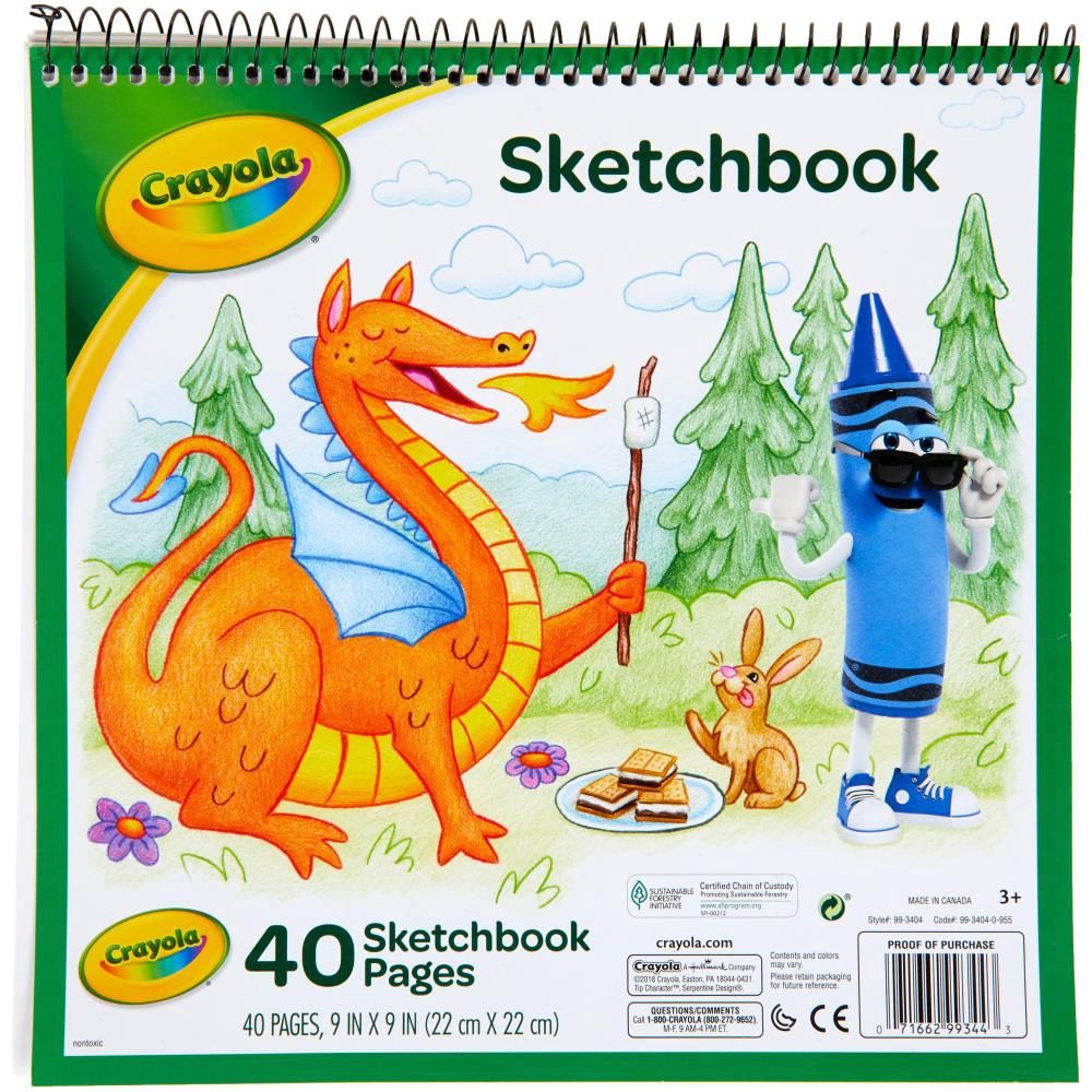 Crayola Sketchbook 40 Pages 9x9