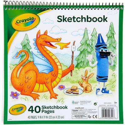 Crayola Sketchbook 40 Pages 9x9