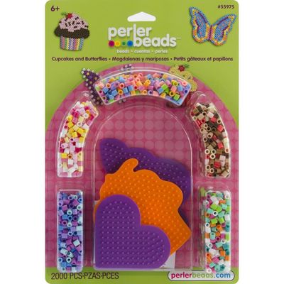 Perler Beads Cupcakes &amp; Butterflies Kit