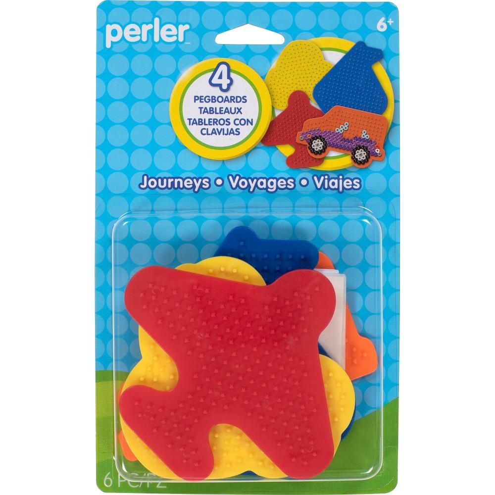 Perler Pegboards Journeys 4/kit