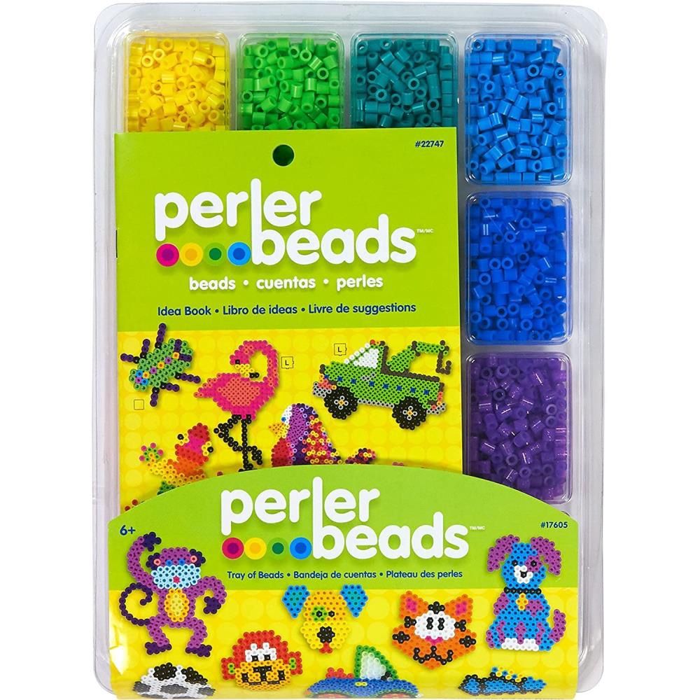 Perler Beads Tray Of Beads w/ Idea Book