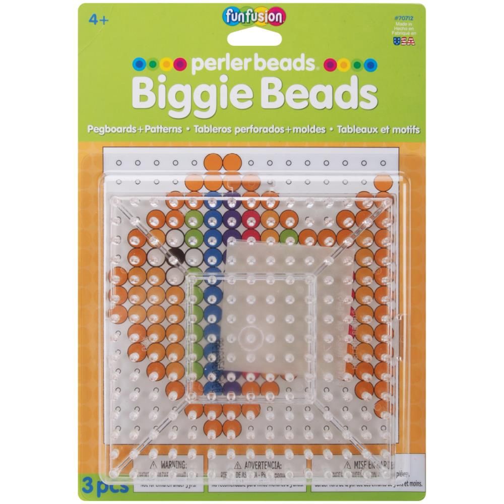 Perler Biggie Beads Boards 2/Pk