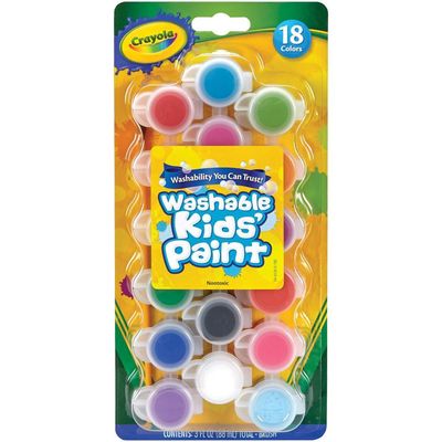 Crayola Kids Washable Paint 18 colors
