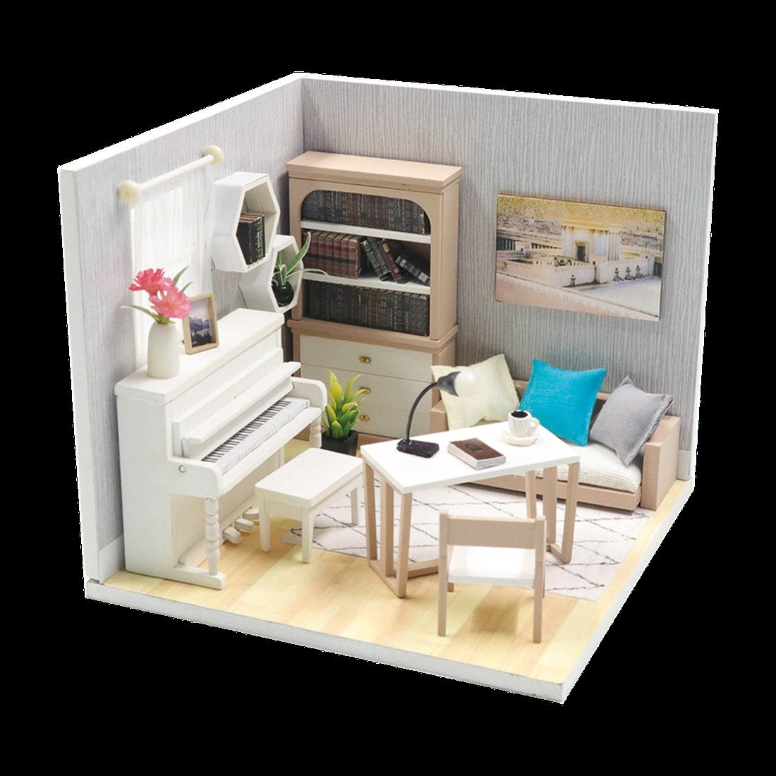Clrs 3D Miniature Kit Living Room
