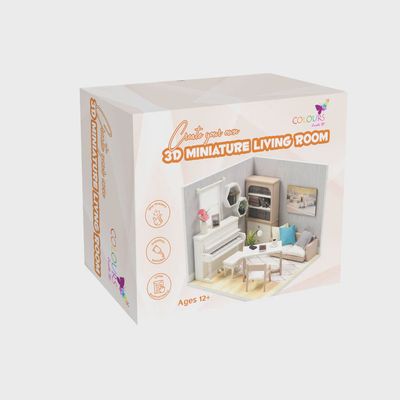 Clrs 3D Miniature Living Room Kit