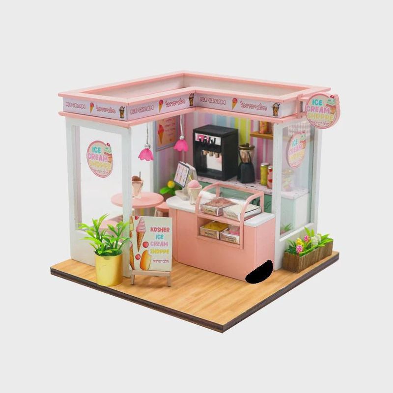 Clrs 3D Miniature Ice Cream Shop Kit