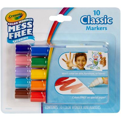 Crayola Color Wonder Mini Markers Classic/Mess Free