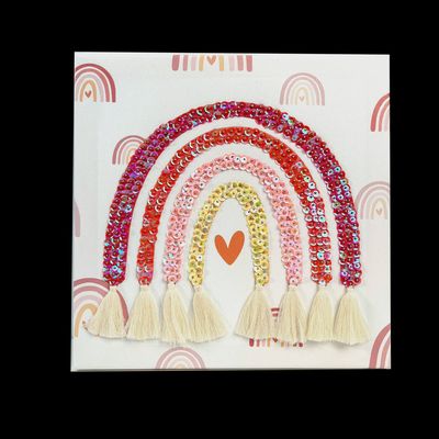 Clrs Sequin Art Rainbow Kit